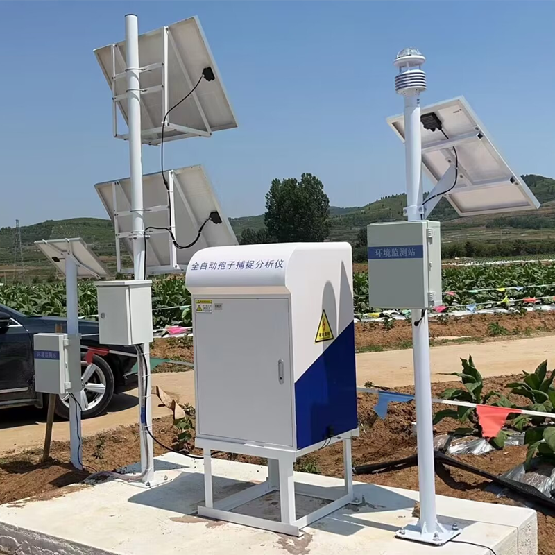 競道農業四情監測系統在濰坊農業產業園安裝